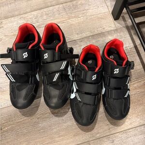 Peloton Kids Sneakers - Black and Red